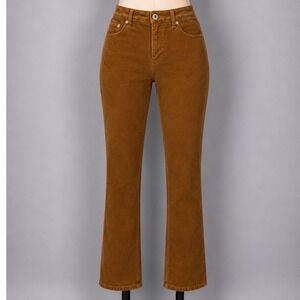 Vineyard Vines Womens Caramel Brown Corduroy Pants 28 Straight Bootcut 2P001378